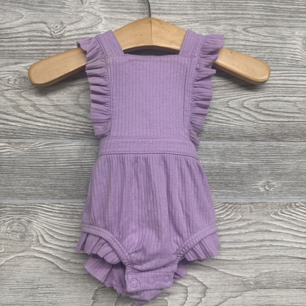 Ribbed Bib Romper