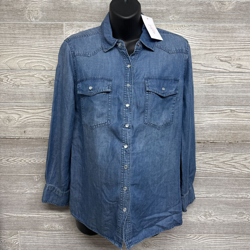 NEW Pearl Snap Western Blouse