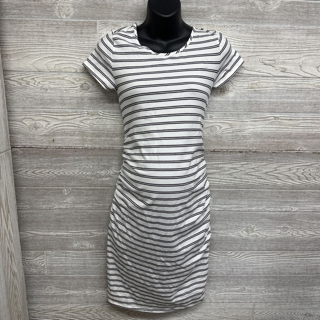 NEW Ruched Dress Stripes