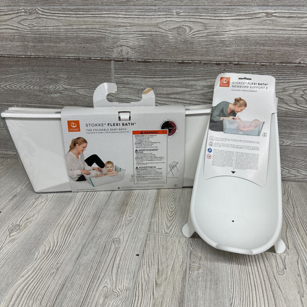 NEW Foldable Flexi Bath & NB Support Bundle