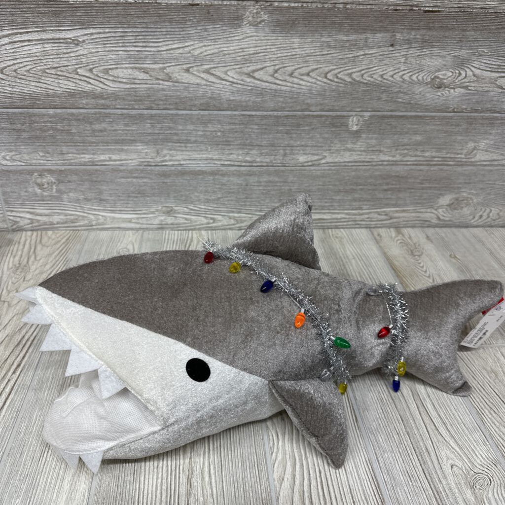 NEW Plush Shark Hat W/ Decorative Lights
