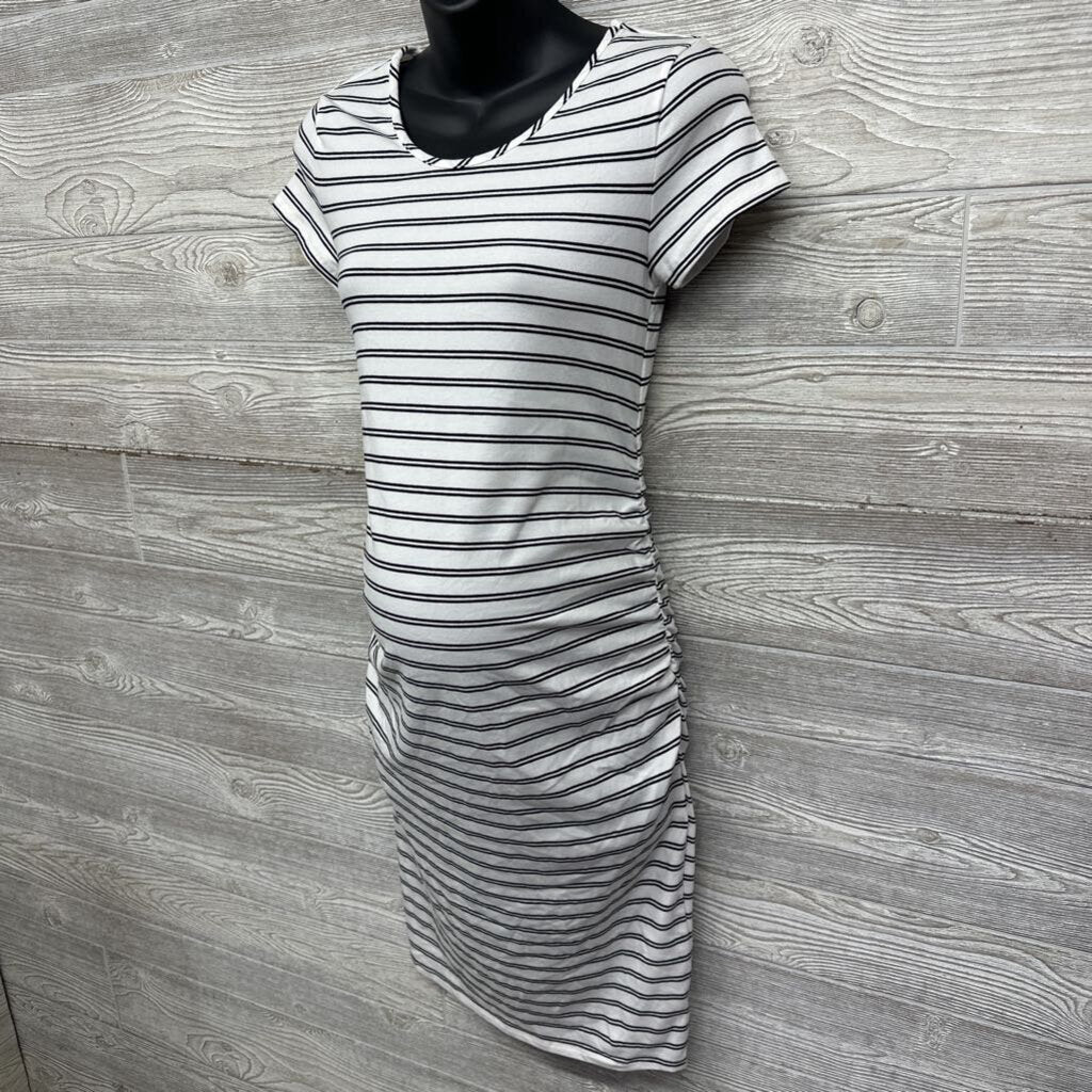 NEW Ruched Dress Stripes