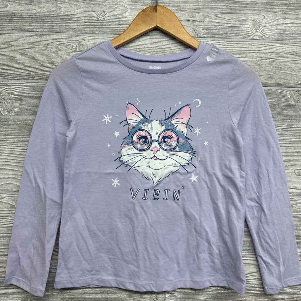 NEW LS Shirt Cat Vibin