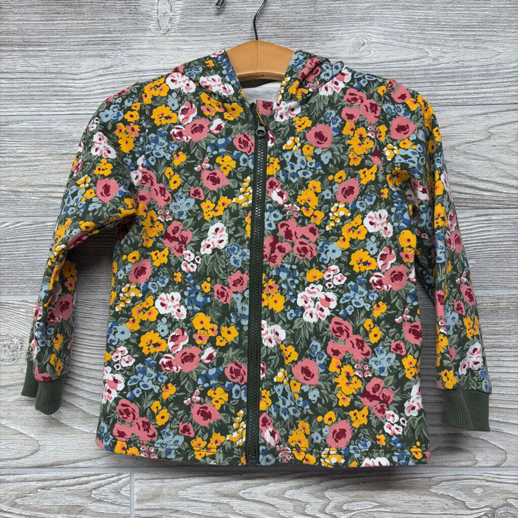 Full Zip Hoodie Flowers
