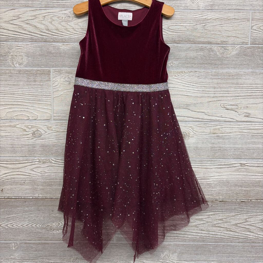 Tank Velour Chiffon Dress Foil Splatters