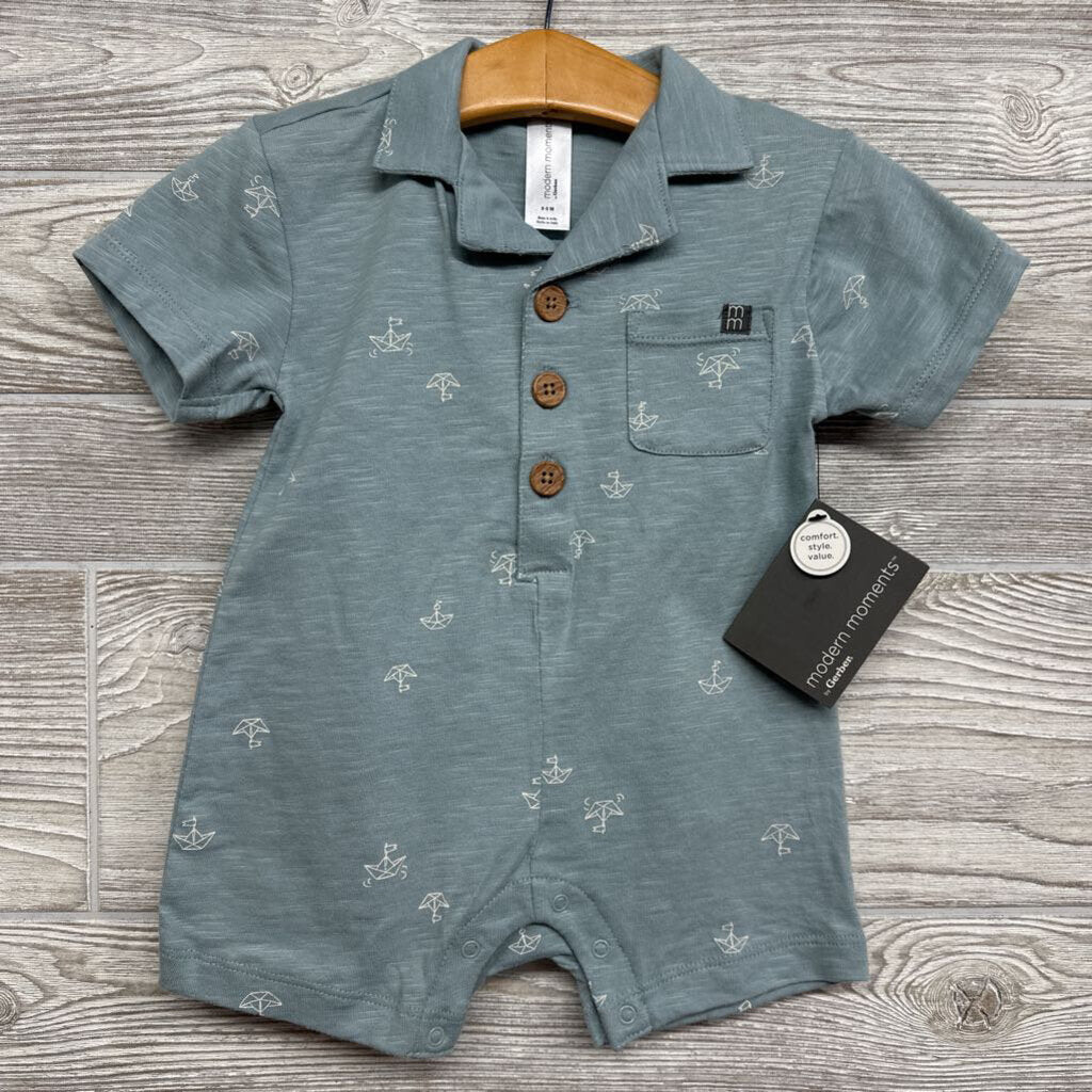 NEW Shorty Romper Paper Boats