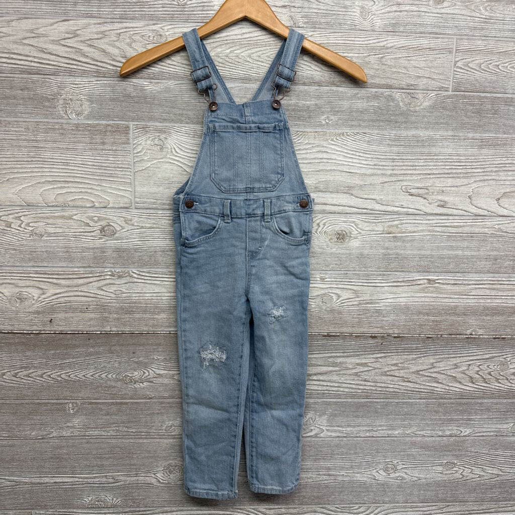 Denim Overalls Eyelet Patches