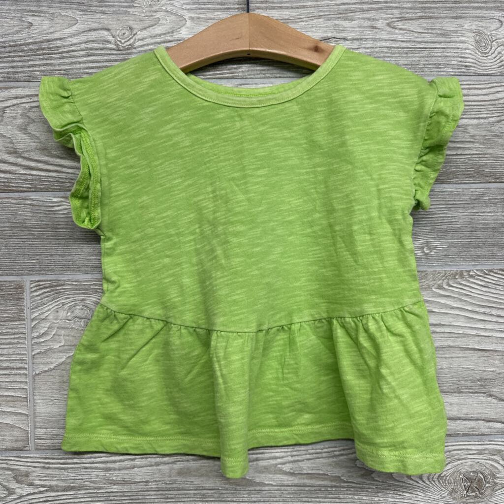 Peplum Shirt Ruffle Sleeve