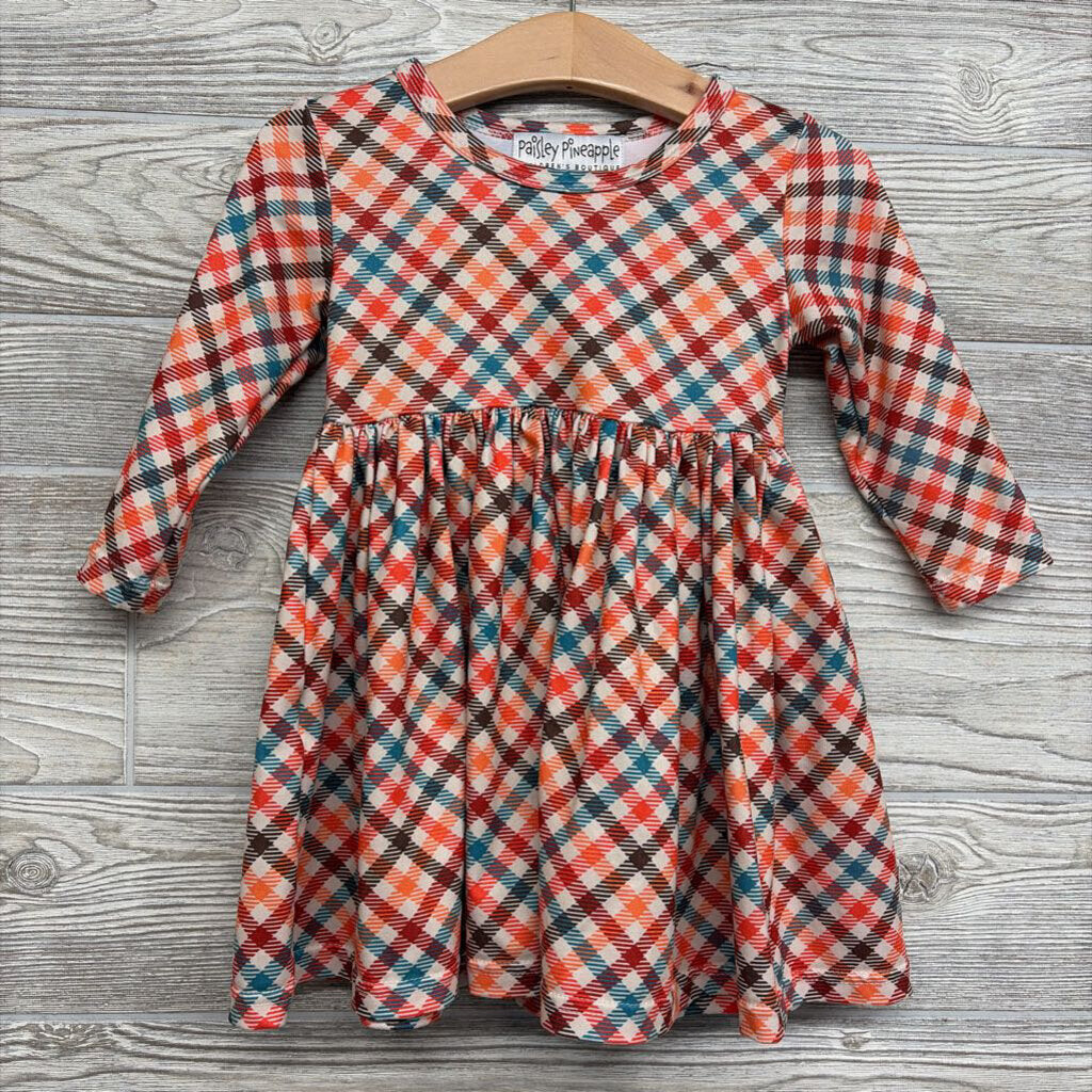 LS Plaid Dress