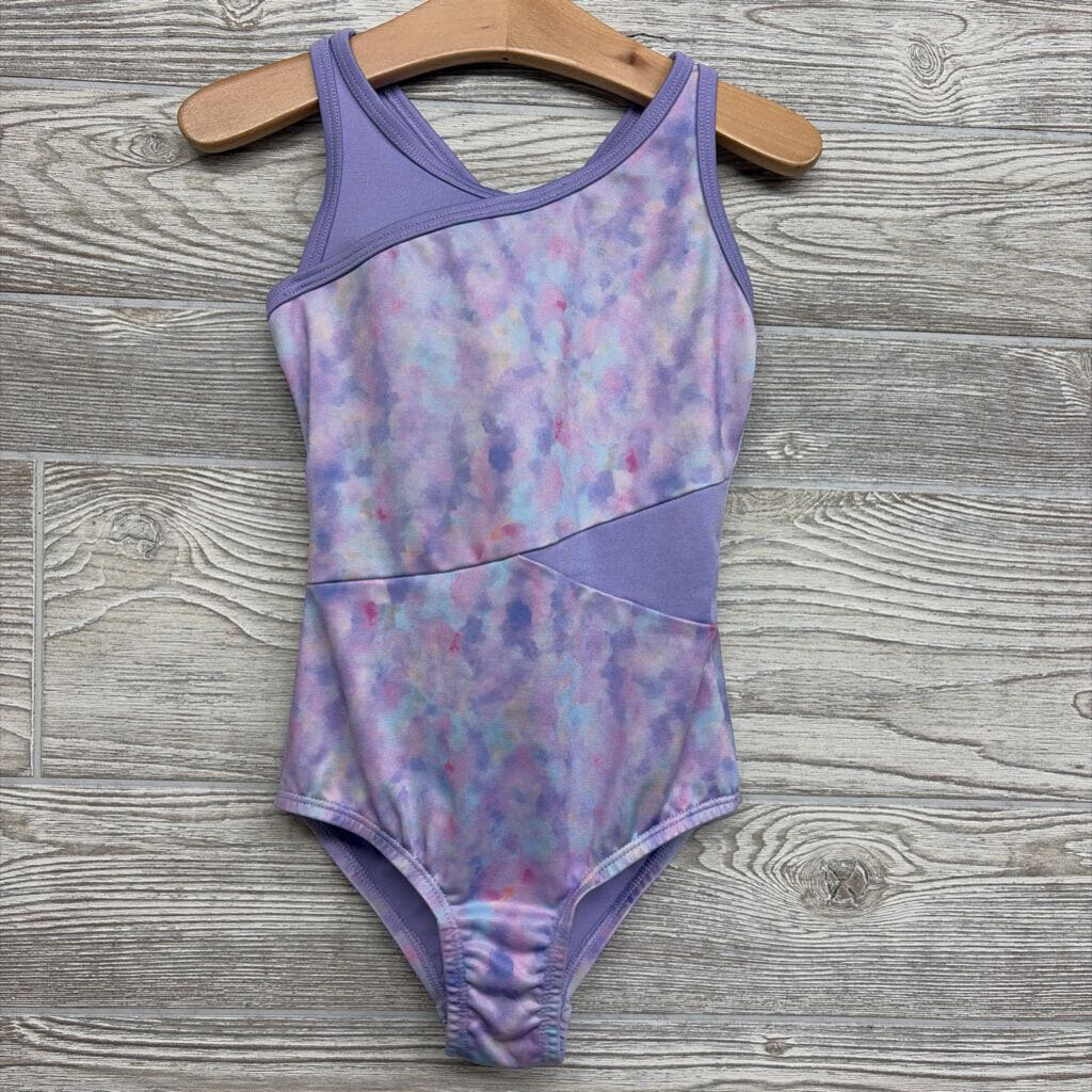 Cross Back Leotard Tie Dye