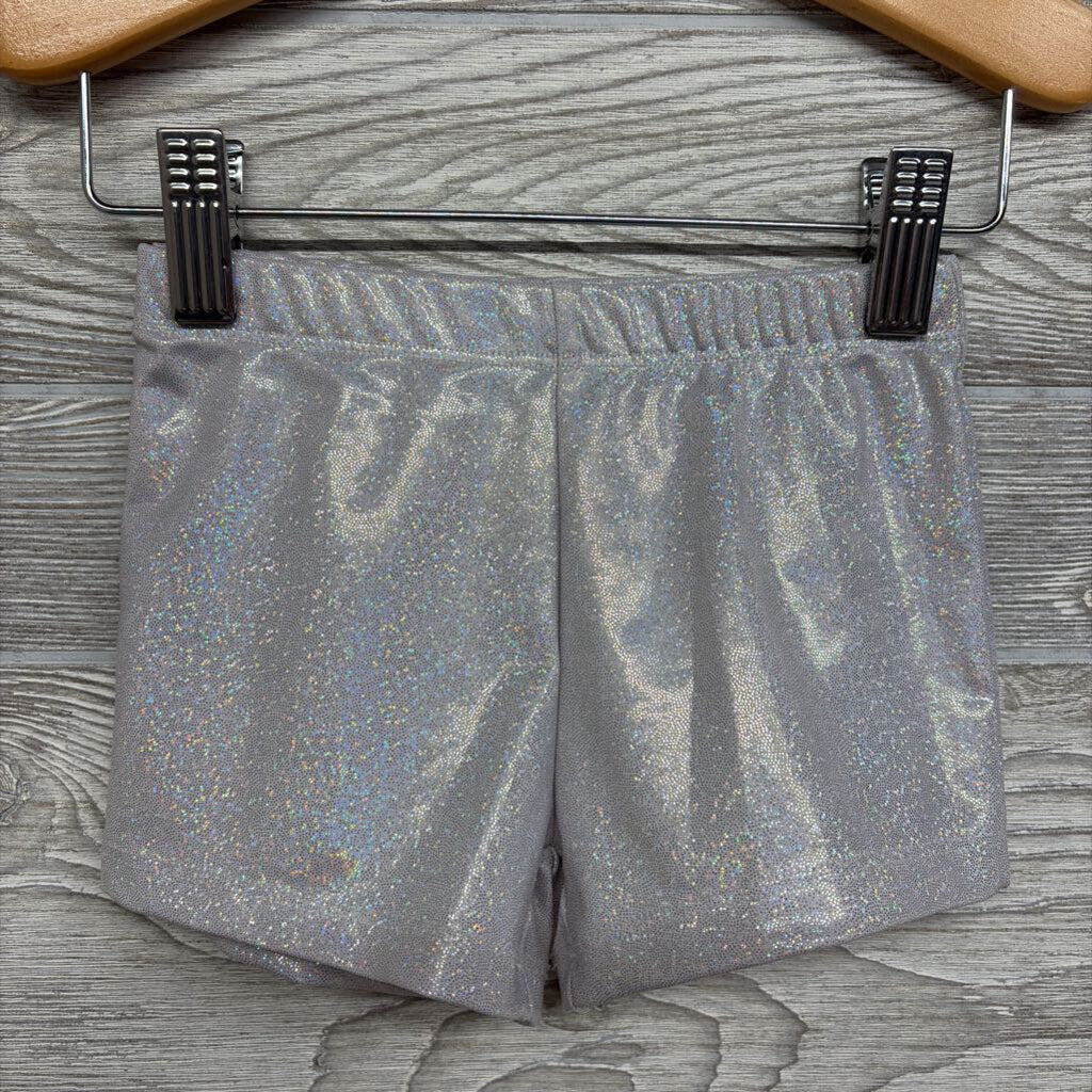 Metallic Shimmer Dance Shorts
