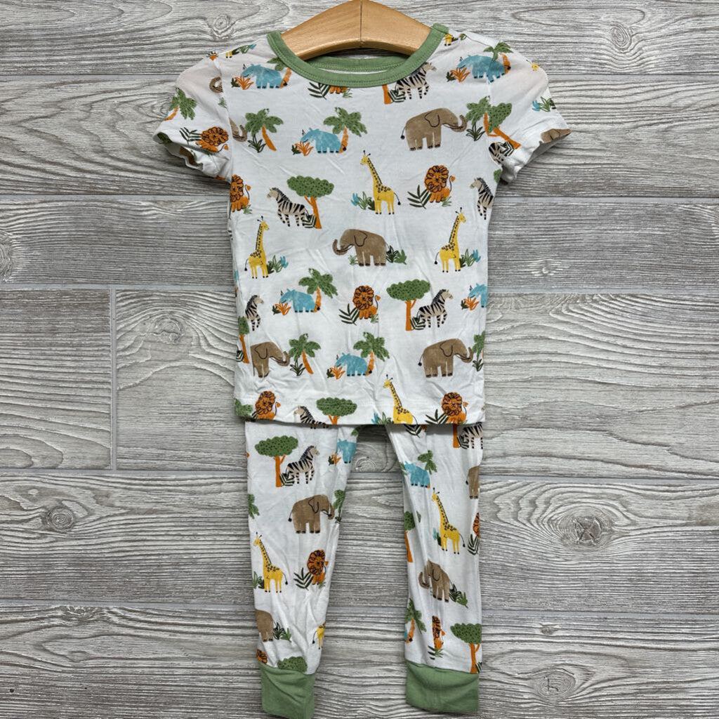 2 Pc Bamboo Pjs Safari Animals