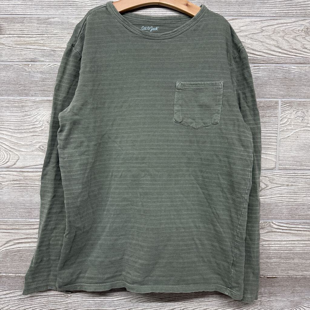 Ribbed Pocket LS Shirt