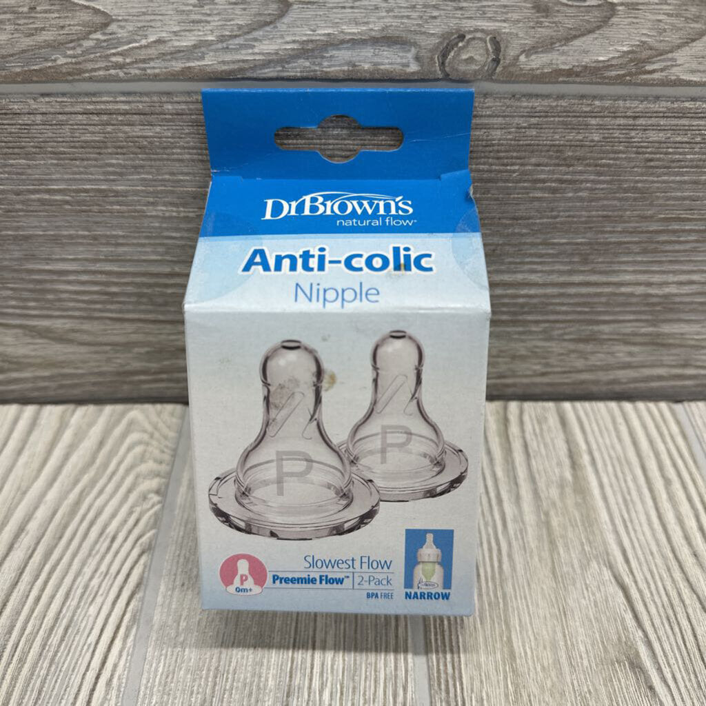 NEW Anti-Colic Nipples Preemie