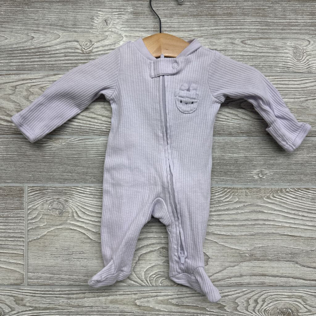Ribbed Sleeper bunny Pocket Preemie