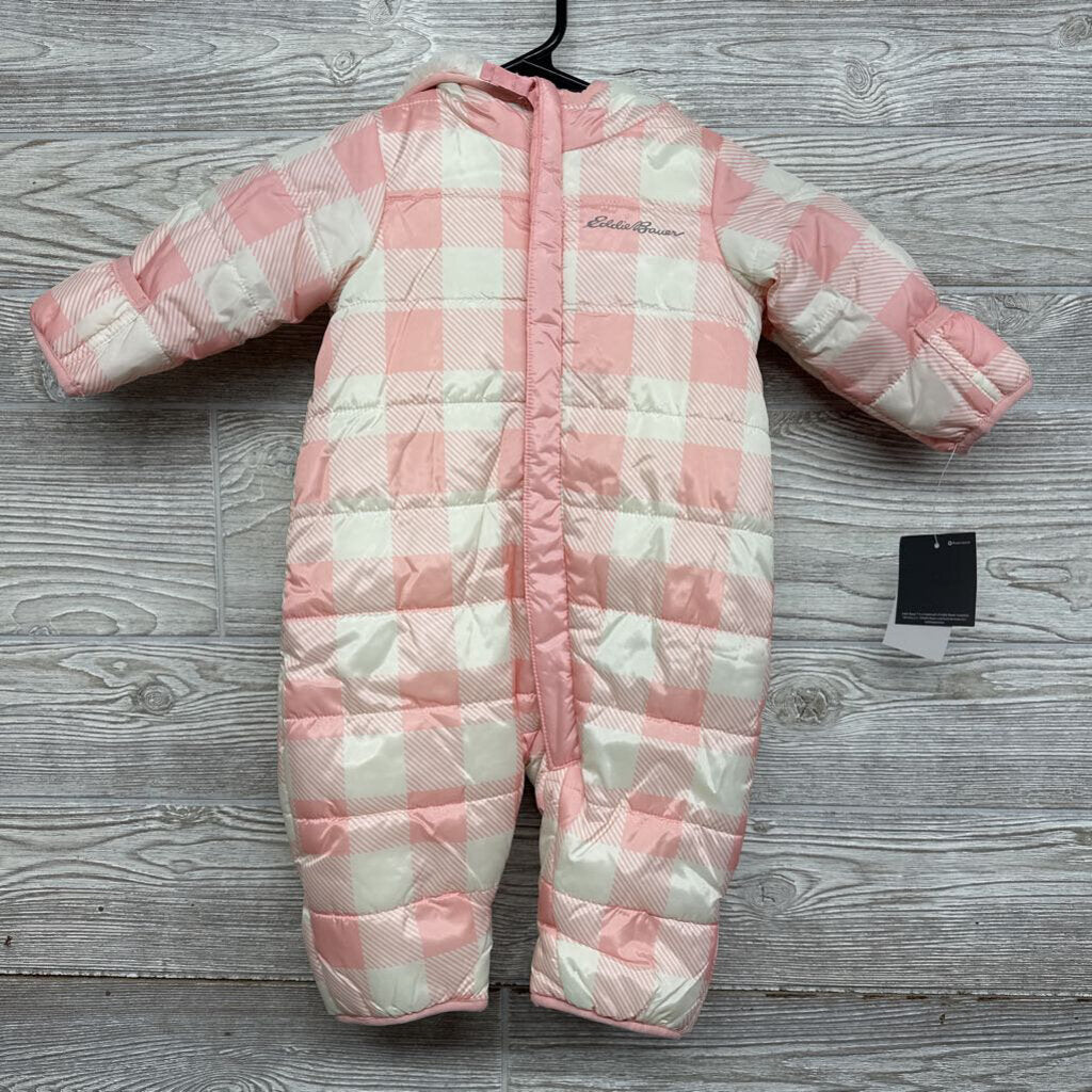 NEW Snowsuit Gingham 0-3M