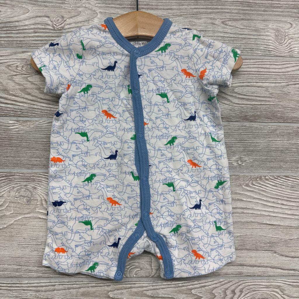 Snap Shorty Romper Dinosaurs 6m
