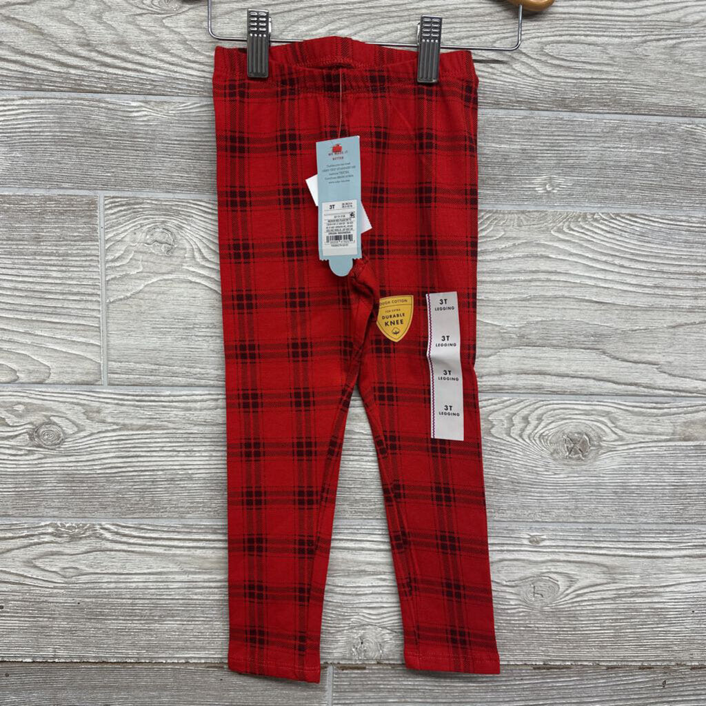 NEW Plaid Leggings 3t