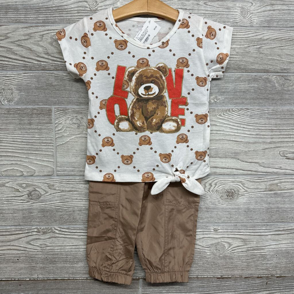 Shirt & Cargo Joggers Bear Love 3t