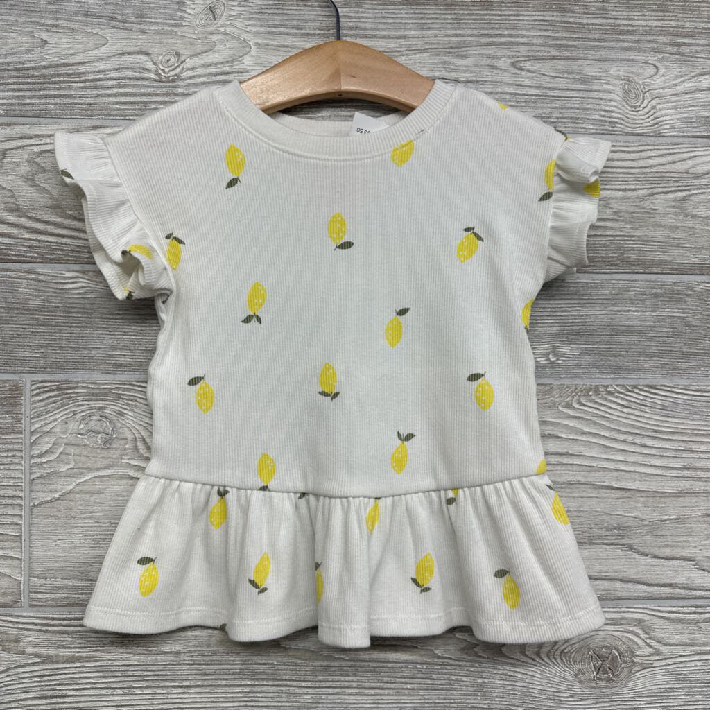 Ribbed Shirt Lemons 3t