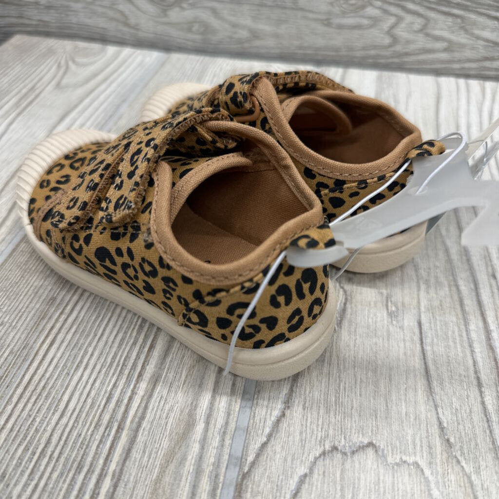 NEW Double Velcro Parker Shoes Animal Print 7c