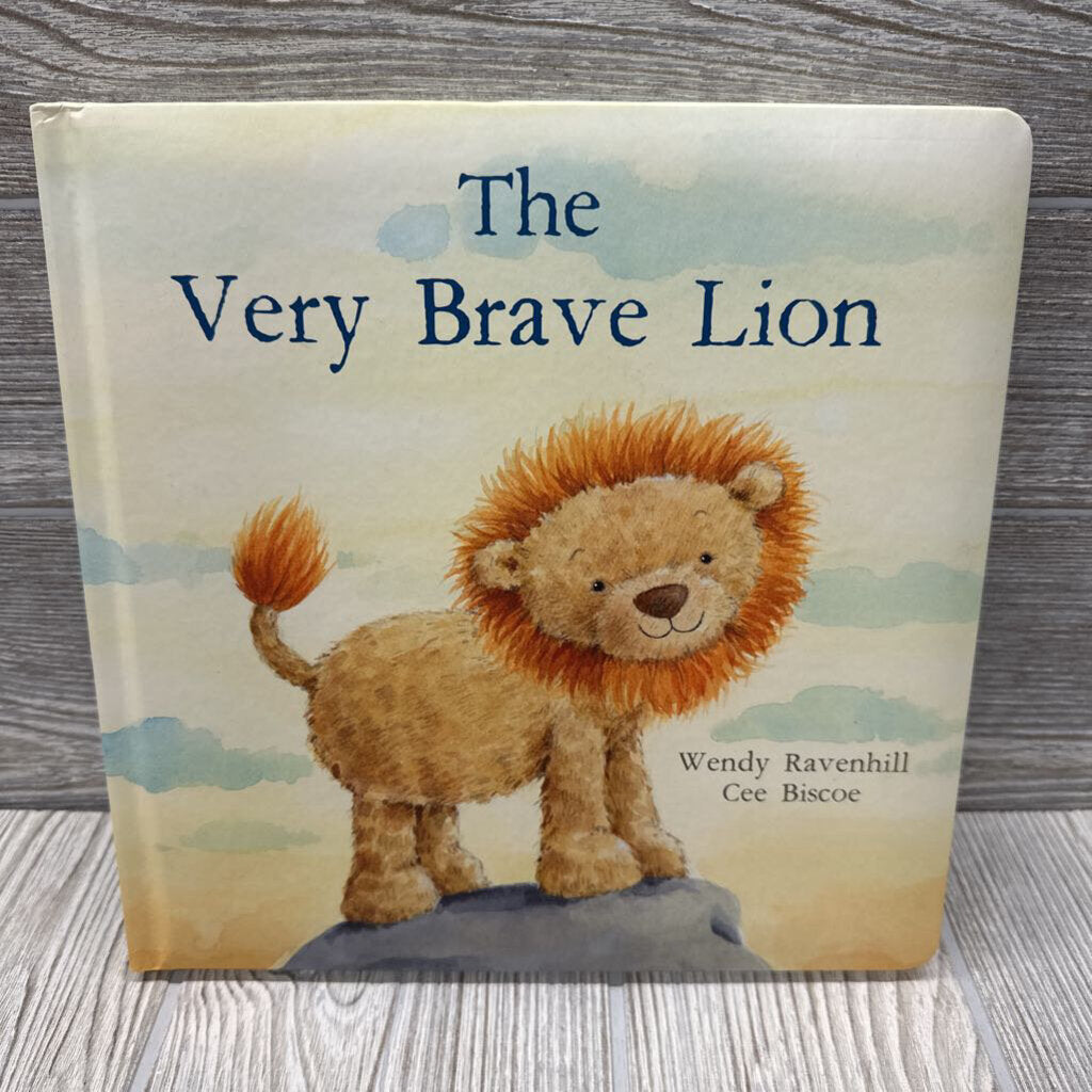 The Very Brave Lion Jellycat Hardcover Book