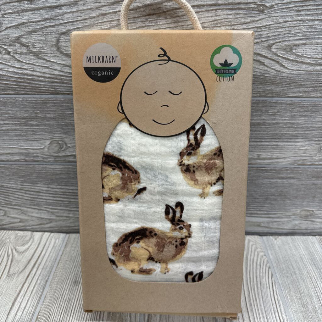 NEW Organic Swaddle Bunnies