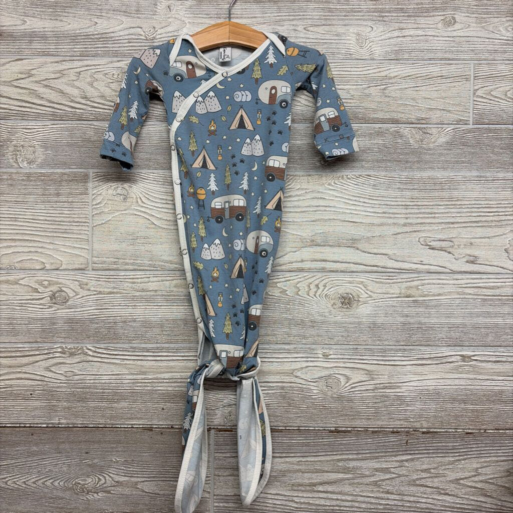 Bamboo Side Snap Gown Mountains Camping nb