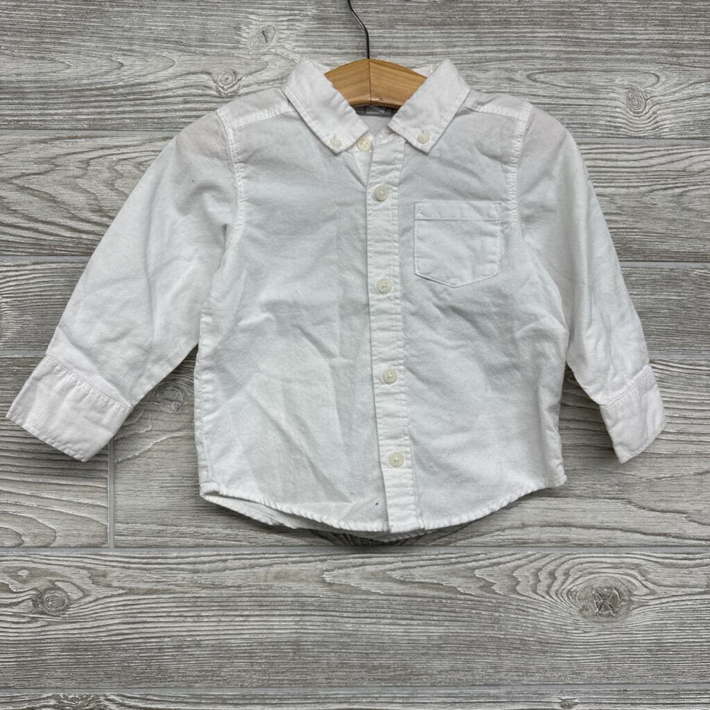 LS Button Up Shirt Chest Pocket 18-24m