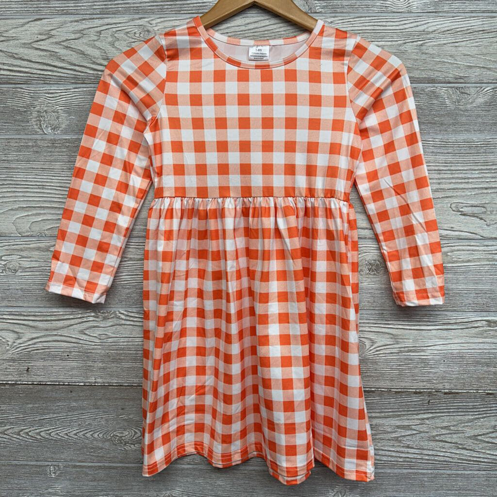 Gingham LS Dress 7