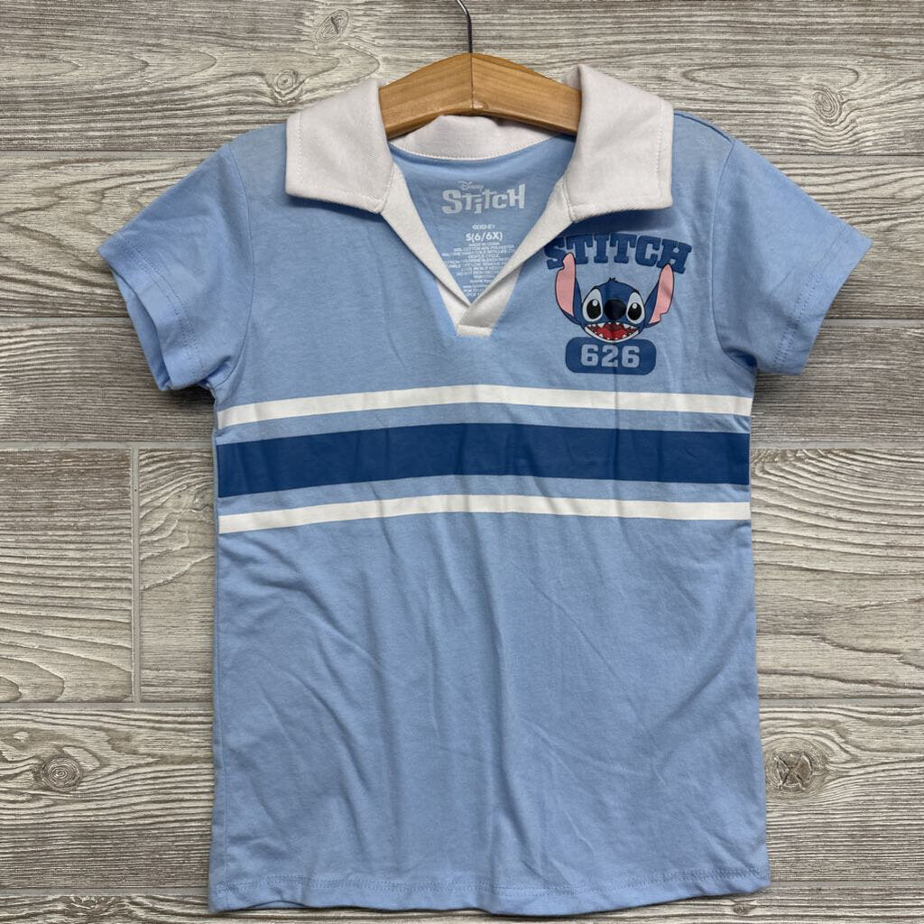 Polo Shirt Stripes Stitch 6-6x