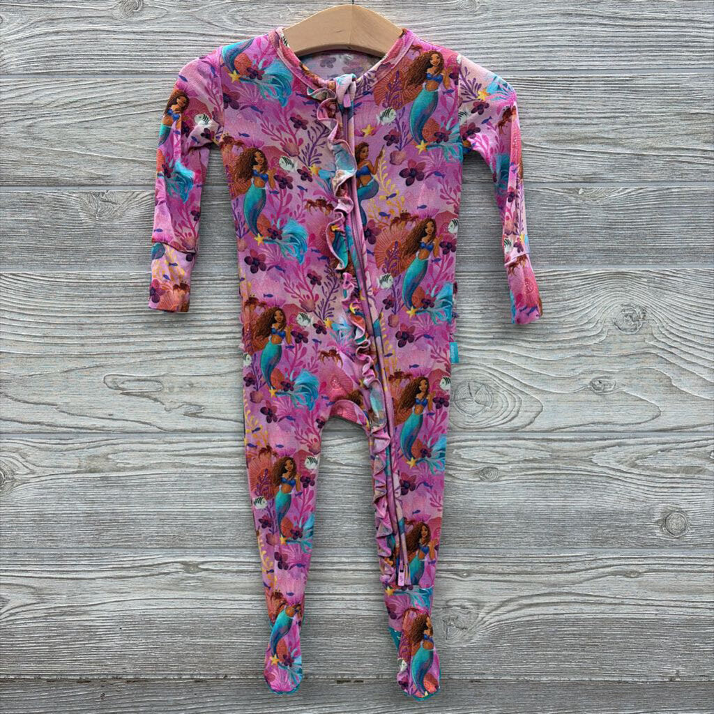 Bamboo Sleeper Little Mermaid Ruffle 6-9m