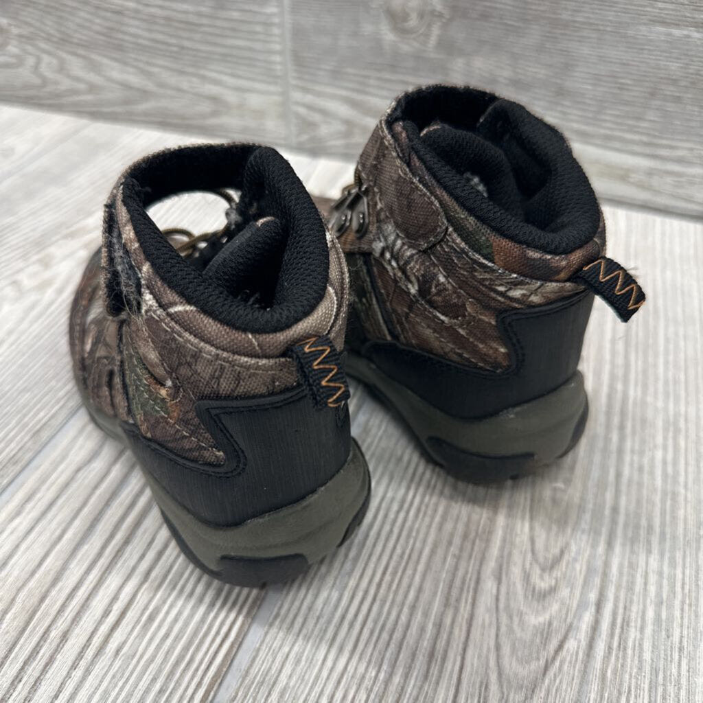 Velcro Camo Hiking Boots 7c