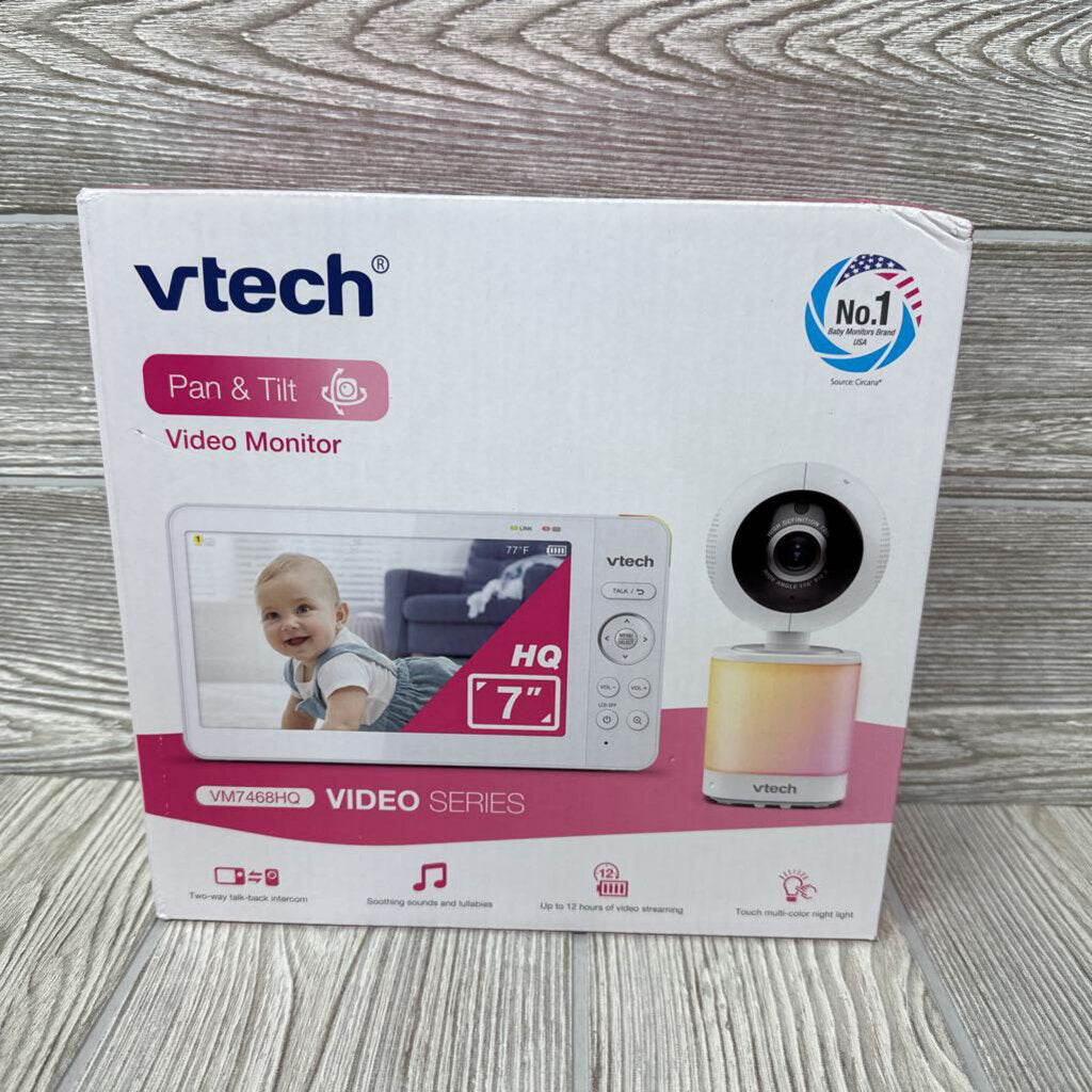 NEW Pant & Tilt 7" Video Baby Monitor