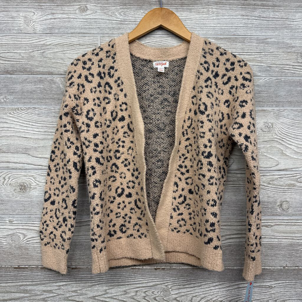 NEW Animal Print Sweater Cardigan 10-12