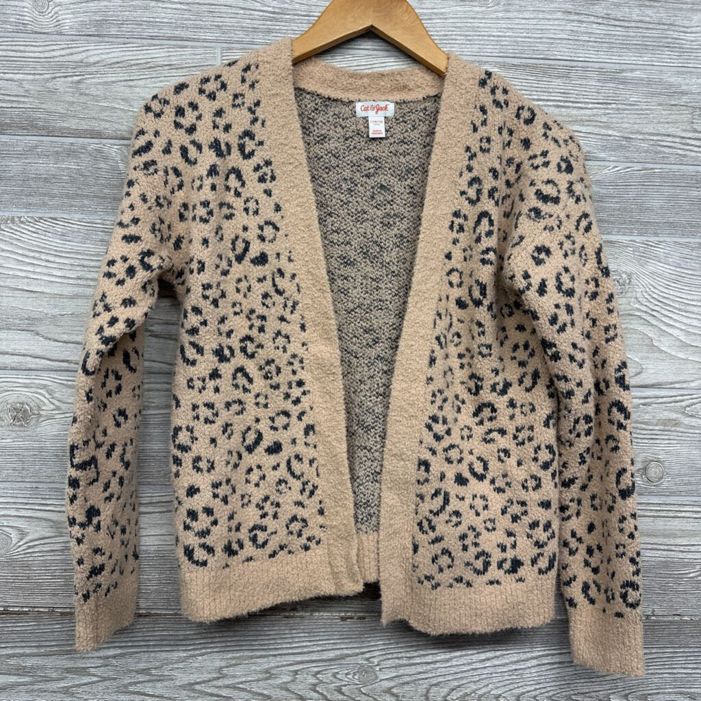 Animal Print Sweater Cardigan 10-12