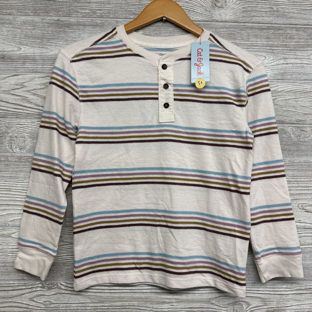 NEW Henley Shirt Stripes 8