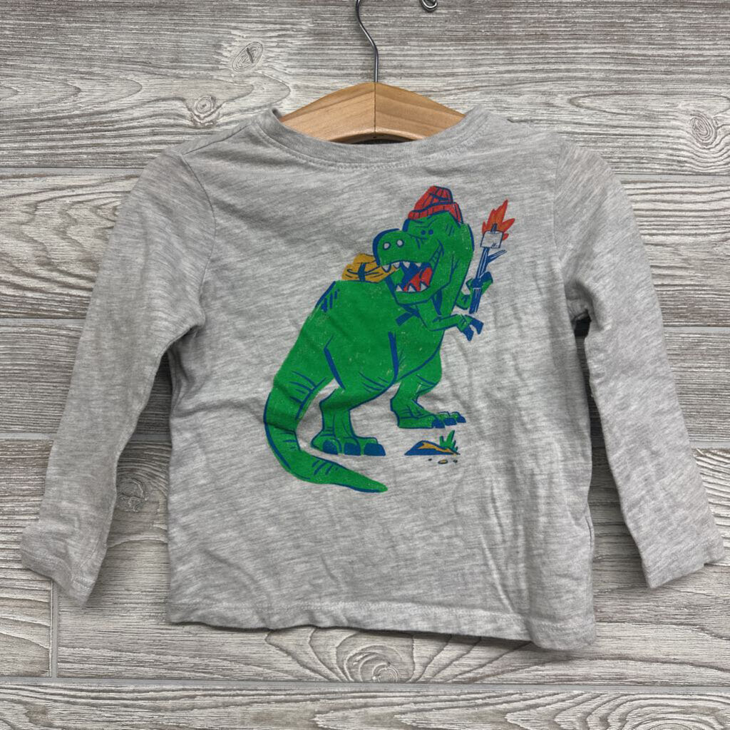 LS Shirt Dinosaur Marshmallows 2t