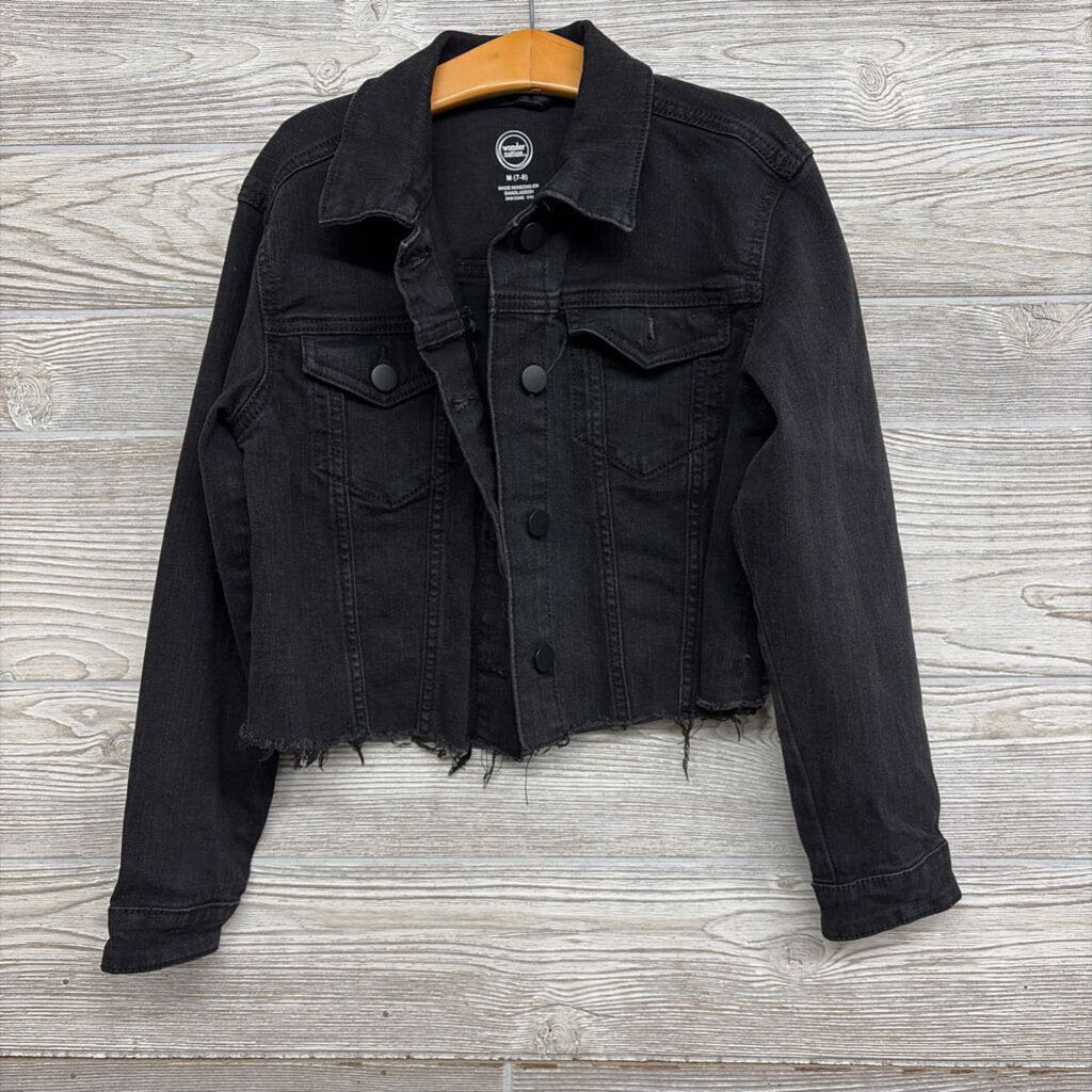 Denim Jacket Raw Hem 7-8