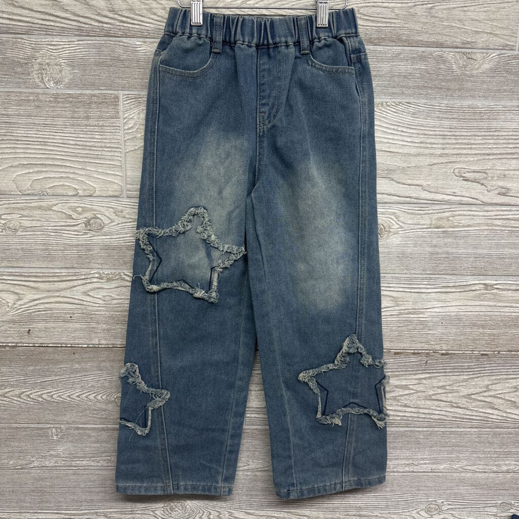 Pull On Jeans Star Patches 8