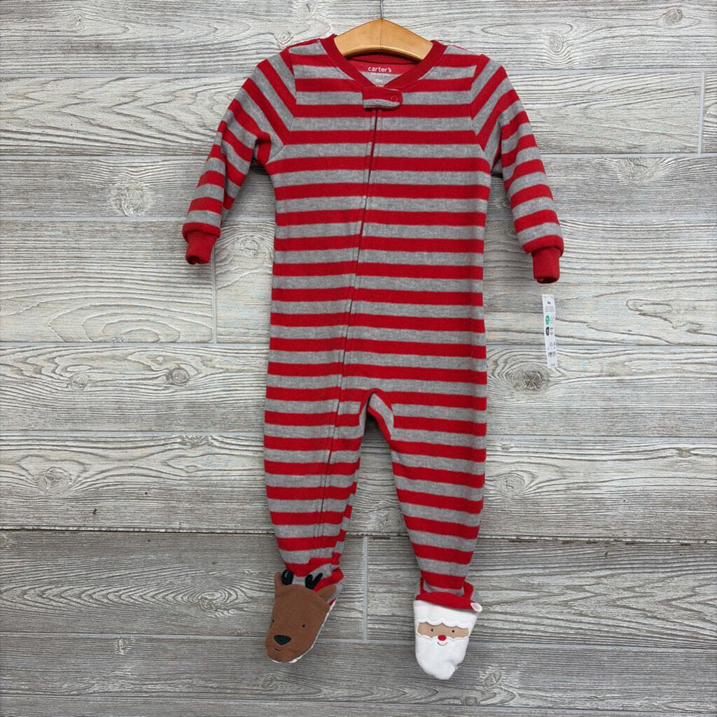 NEW Blanket Sleeper Reindeer & Santa 18M