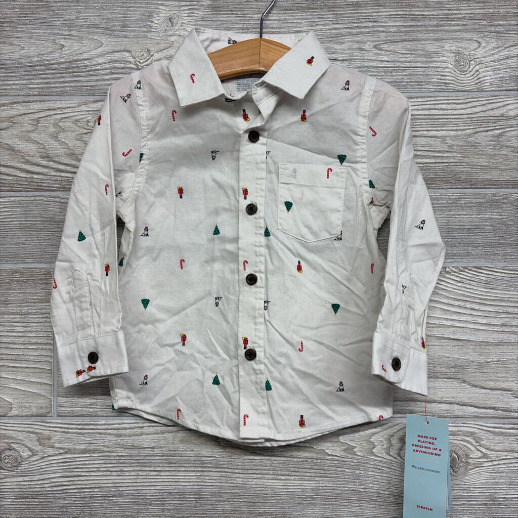 NEW Button Up Dress Shirt Trees, Nutcracker 2t