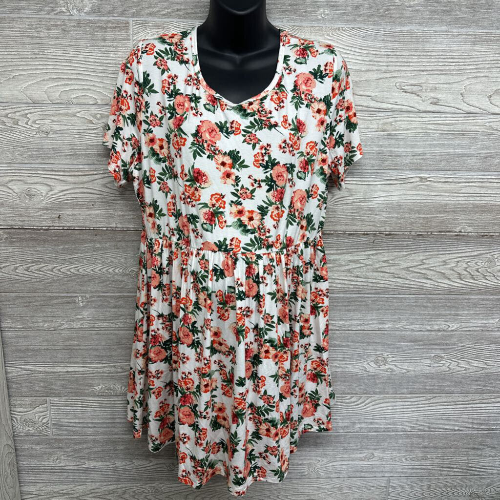 NEW Scoop Neck Floral Shirt XXL