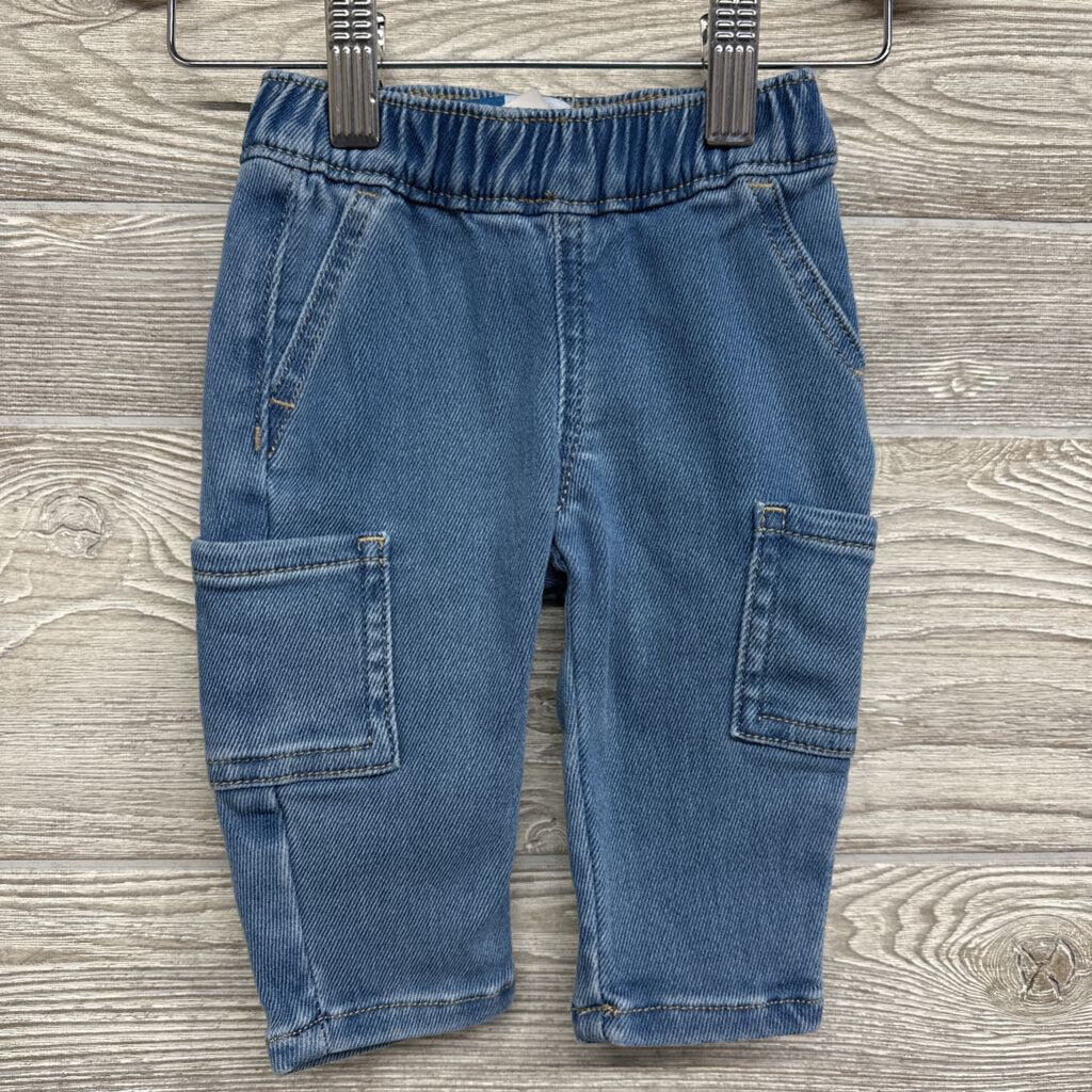 Pull On Side Pocket Jeans 3-6m