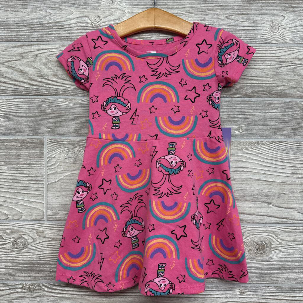 NEW Dress Rainbows & Poppy 2t