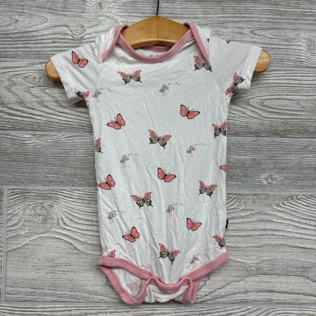 Bamboo Bodysuit Butterflies 3-6M