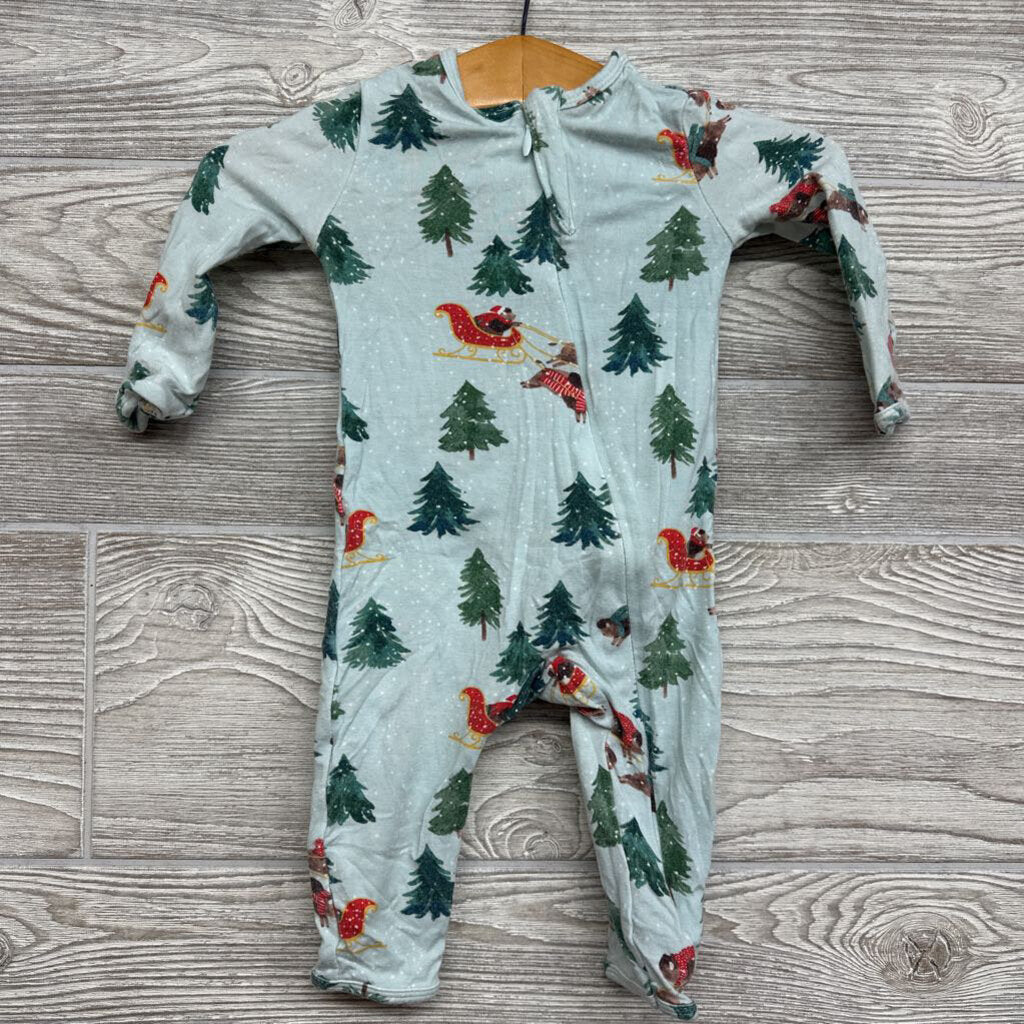 Bamboo Coverall Trees Buffalo Sleighs 0-3m