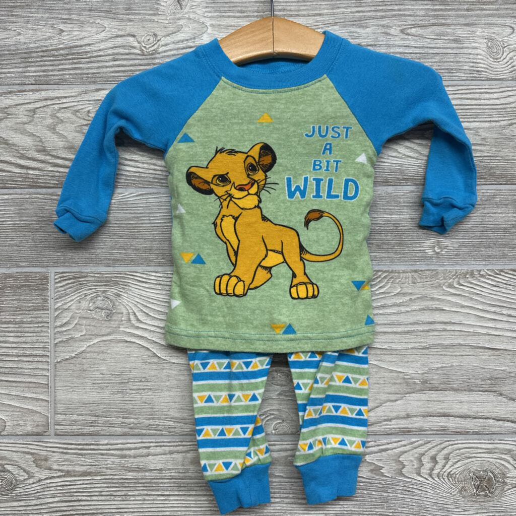 2 Pc LS PJs Just A Bit Wild 9m