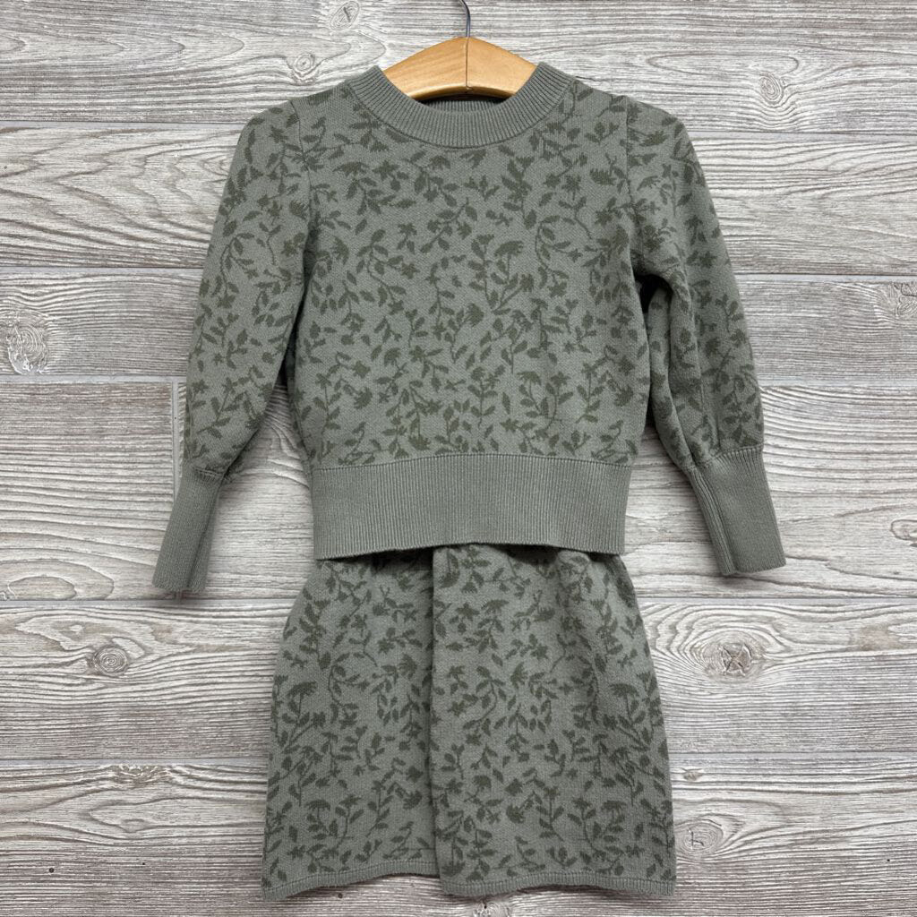 Sweater & Pants Flowers 3t