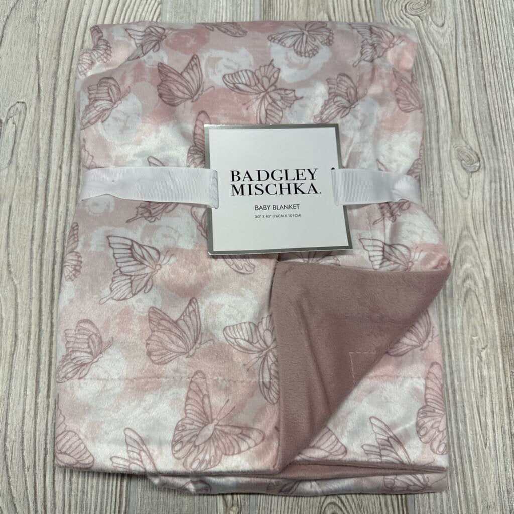 NEW Baby Blanket Butterflies